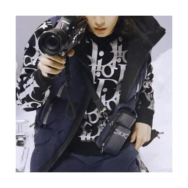 Dior Mens Logo Casual Down Vest Blue - 디올 2021 남성 … - 1