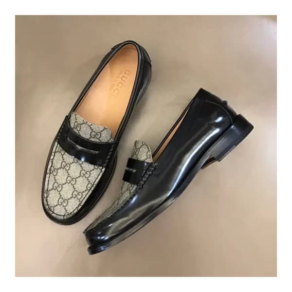 구찌 남성 히든 블랙 로퍼 - Mens Black Loafer - guc04794x - 1