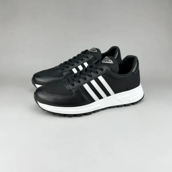 프라다 남성 클래식 블랙 스니커즈 - Mens Black Sneakers - pra0277… - 1