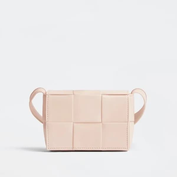 보테가베네타 여성용 베이지 미니 카세트백 - Womens Beige Cassette Bag… - 1