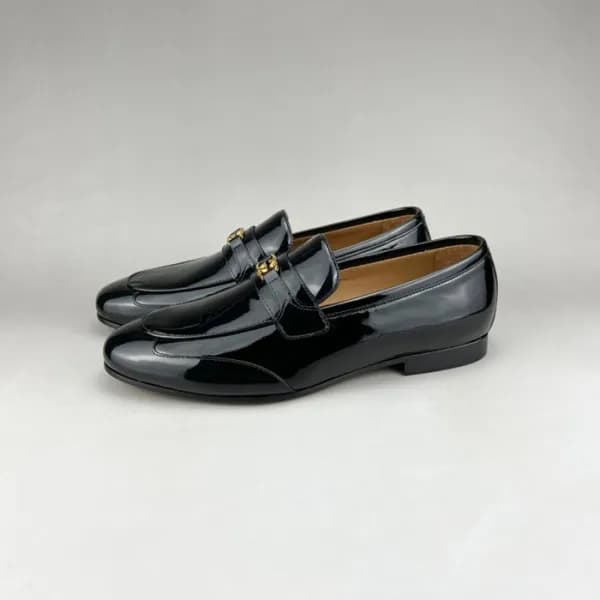 구찌 남성 이니셜 블랙 로퍼 - Gucci Mens Black Loafer - guc052… - 1
