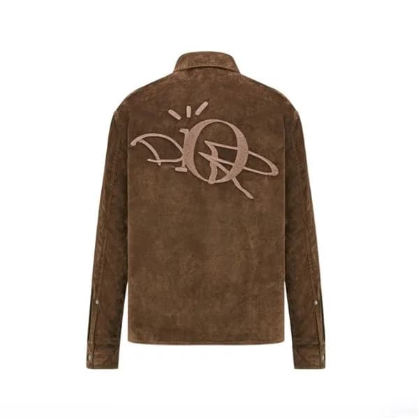 디올 남성 클래식 브라운 셔츠 - Dior Mens Brown Tshirts - di19x - 1