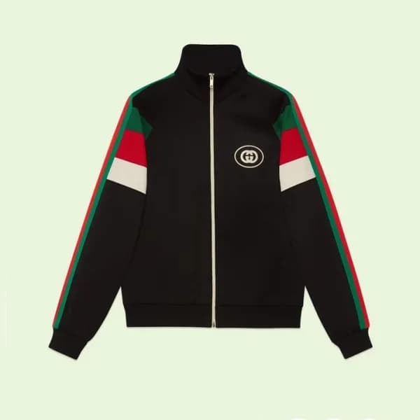 구찌 남성 블랙 집업 맨투맨 - Gucci Mens Black Tshirts - Gu78x - 1