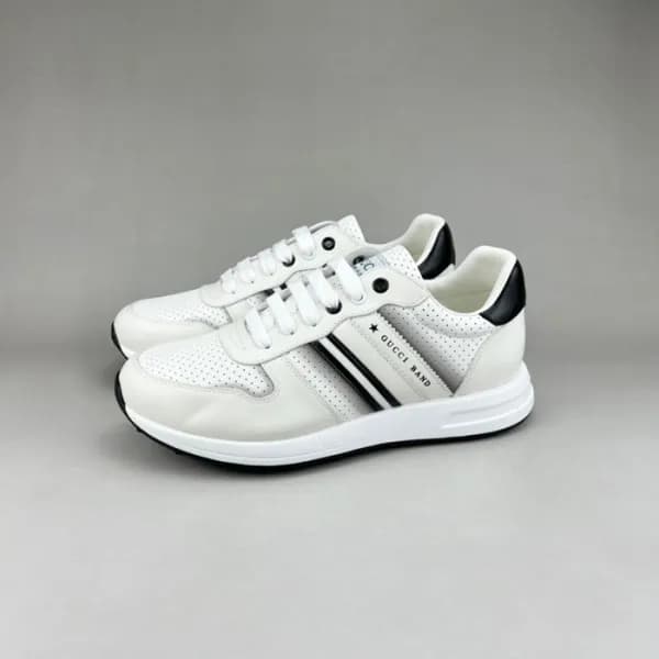 구찌 남성 클래식 블랙 스니커즈- Gucci Mens Black Sneakers - gu8… - 1