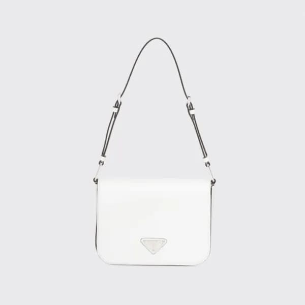 프라다 여성 화이트 숄더백 - Prada Womens White Shoulder Bag -… - 1