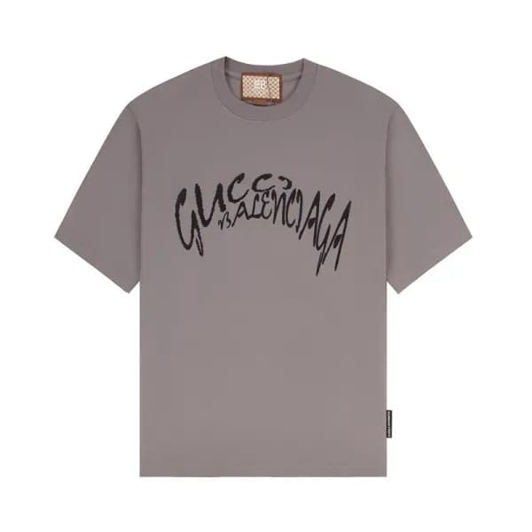 구찌 남/녀 그레이 크루넥 반팔티 - Gucci Unisex Gray Short sleev… - 1