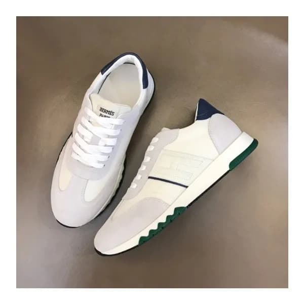 에르메스 남성 그레이 스니커즈 - Hermes Mens Gray Sneakers - he7… - 1