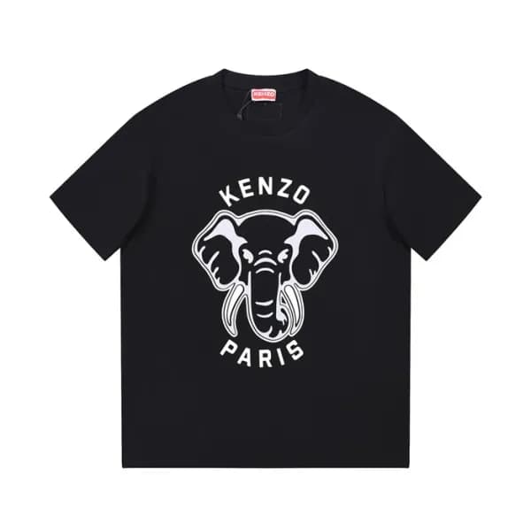 겐조 남/녀 블랙 크루넥 반팔티 - Kenzo Unisex Black Tshirts - k…