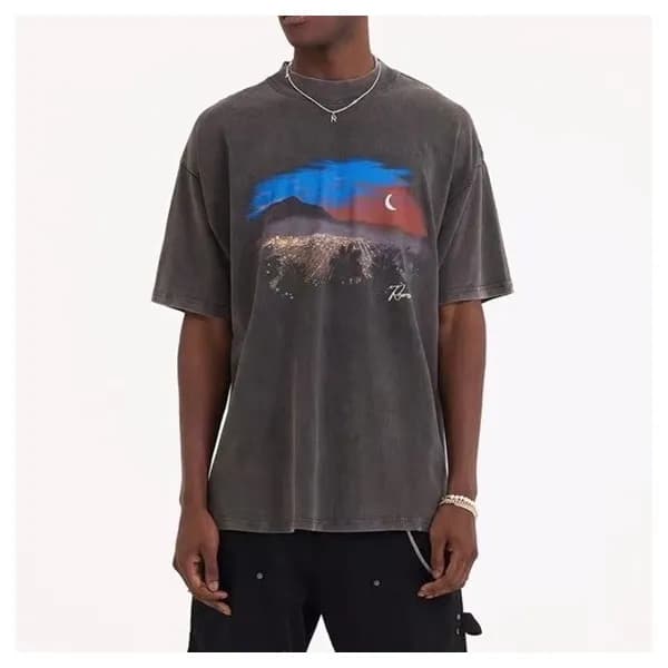 리프리젠트 남성 그레이 크루넥 반팔티 - Represent Mens Gray Tshirts… - 1