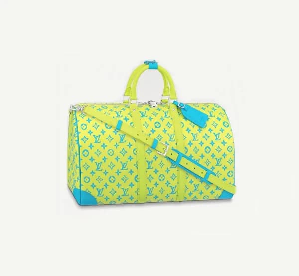 루이비통 남성 옐로우 키폴 - Louis vuitton Mens Yellow Keepall… - 1
