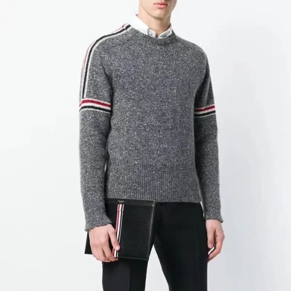 톰브라운 남성 블랙 클러치 - Thom Browne Mens Black Clutch - t… - 1
