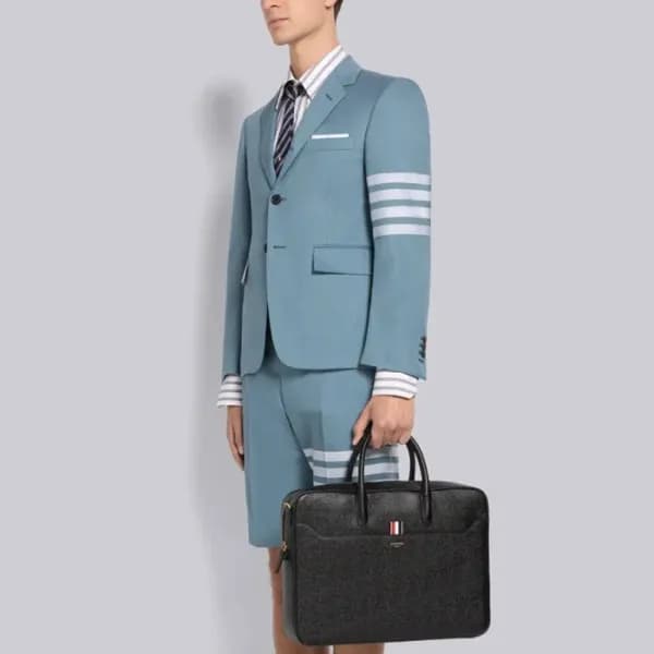 톰브라운 남성 블랙 서류가방 - Thom Browne Mens Business Bag - … - 1