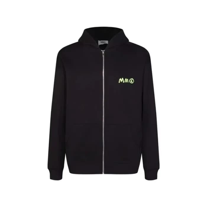 메종마르지엘라 남성 블랙 후드티 - Maison margiela Mens Black Hoo… - 1