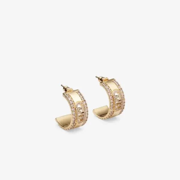 펜디 여성 옐로우 골드 이어링 - Fendi Womens Yellow-gold Earrin… - 1