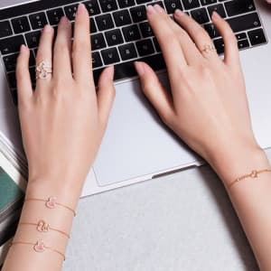 키린 여성 로즈 골드 팔찌 - Qeelin Womens Rose-gold Bangle - …