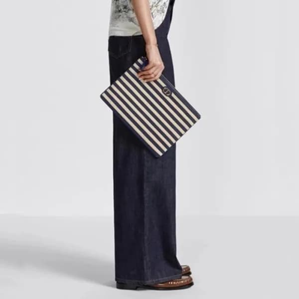 디올 여성 네이비 클러치 - Dior Womens Navy Clutch Bag - dib3… - 1