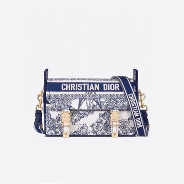 디올 여성 네이비 캠프백 - Dior Womens Navy Camp Bag - dib356… - 1