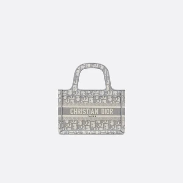 디올 여성 그레이 미니 북토트 - Dior Womens Mini Book Tote - di… - 1