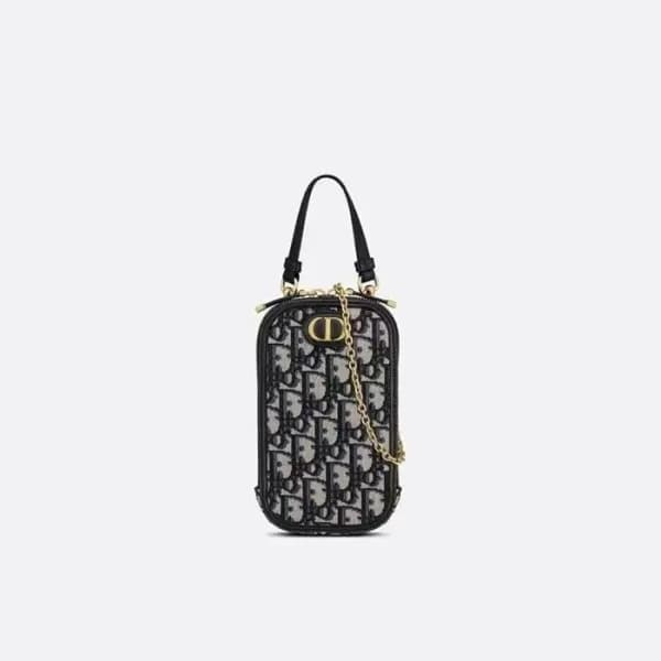 디올 여성 네이비 몽테뉴 폰백 - Dior Womens Navy Phone Bag - di… - 1