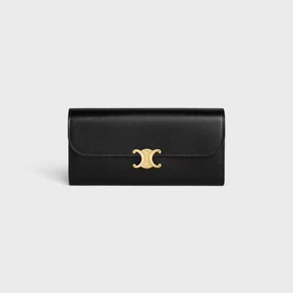 셀린느 여성 블랙 장지갑 - Celine Womens Black Wallets - cew3… - 1