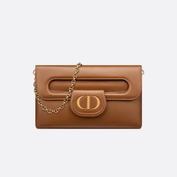 디올 여성 카멜 더블 클러치 - Dior Womens Camel Double Clutch … - 1