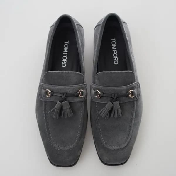 톰포드 남성 그레이 로퍼 - Tom Ford Mens Gray Loafer - tos52x - 1
