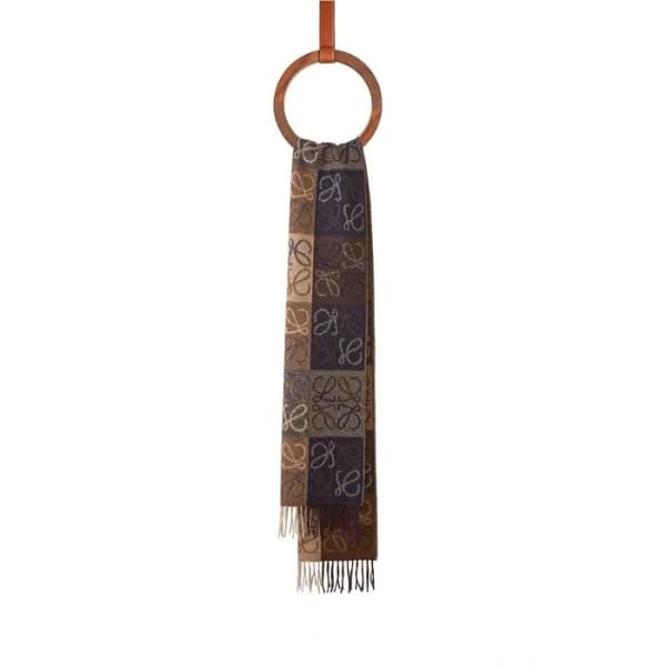로에베 남/녀 브라운 머플러 - Loewe Unisex Brown Muffler -acc1… - 1