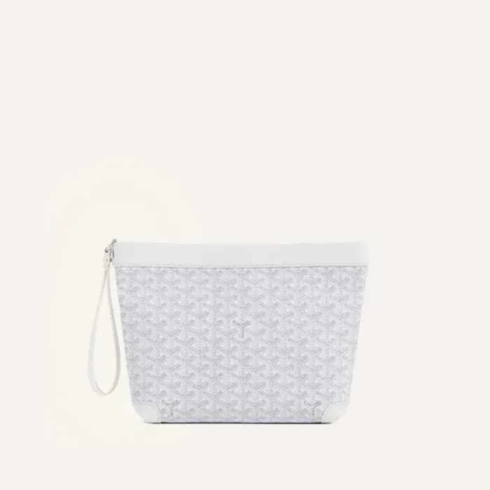 고야드 남/녀 화이트 콘티 파우치 - Goyard Unisex Conti Pouch - g… - 1