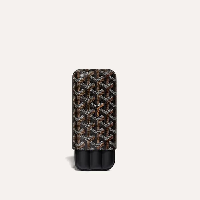 고야드 남성 블랙 처칠 3 시가 케이스 - Goyard Mens Churchill 3 Ci… - 1