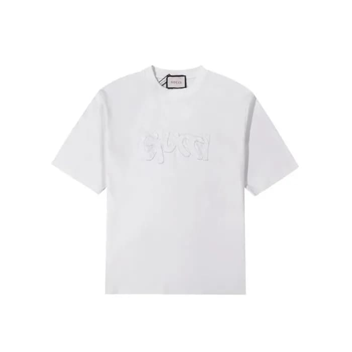 구찌 남성 화이트 티셔츠 - Gucci Mens White Tshirts - guc357x - 1