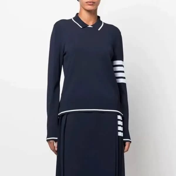 톰브라운 여성 폴로 니트 - Thom Browne Womens Knits - thc1235… - 1