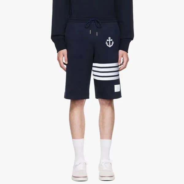톰브라운 남성 클래식 반바지 - Thom Browne Mens Classic Half-pa… - 1
