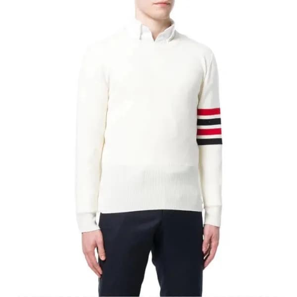 톰브라운 남성 라운드 니트 - Thom Browne Mens Round Knits - th… - 1