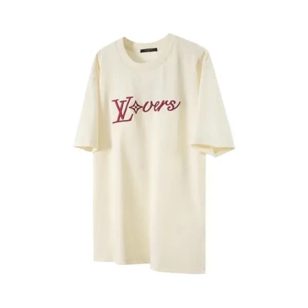 루이비통 남성 라운드 반팔 티셔츠 - Louis vuitton Mens Round Tshi… - 1
