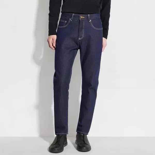 루이비통 남성 클래식 청바지 - Louis vuitton Mens Classic Jeans… - 1
