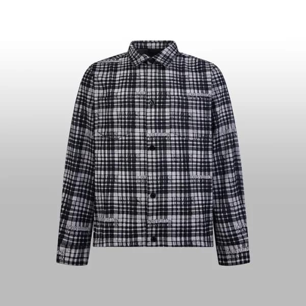 루이비통 남성 체크 셔츠 - Louis vuitton Mens Flanner Shirts … - 1