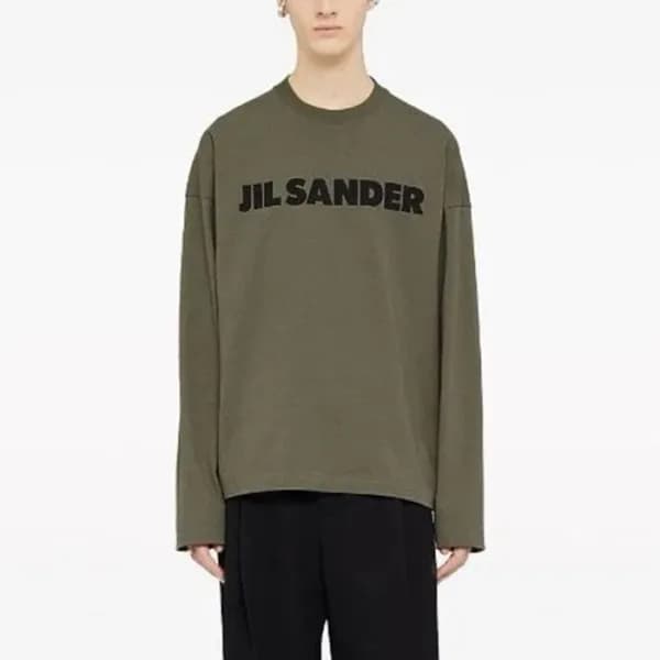 질샌더 남성 베이직 긴팔티 - Jil Sander Mens Basic Tshirt - ji… - 1