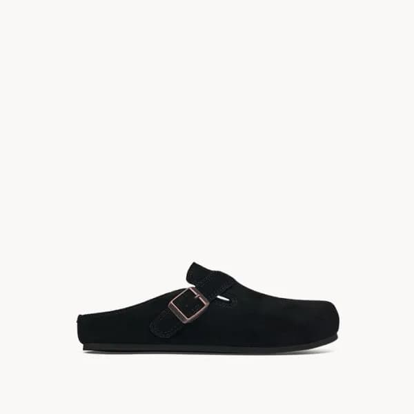 더 로우 여성 휴고 슬라이드 스웨이드 애쉬 - The Row Womens Hugo Slid… - 1