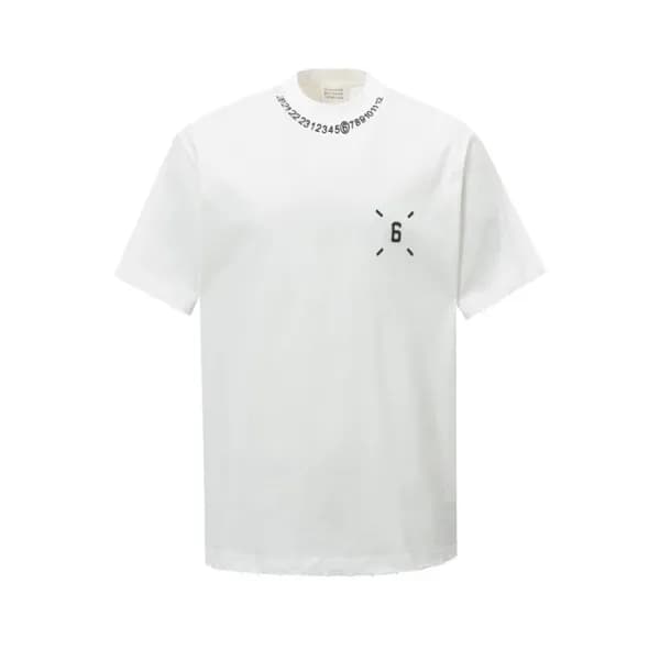 메종 마르지엘라 남성 라운드 반팔 티셔츠 - Maison Margiela Mens Roun… - 1