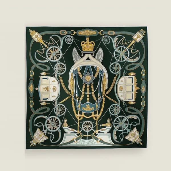 에르메스 여성 실크 스카프 - Hermes Womens Silk Scarf - acc446… - 1