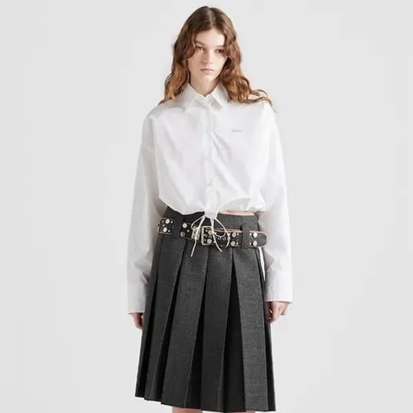 프라다 여성 모던 셔츠 - Prada Womens Modern Tshirts - prc61… - 1