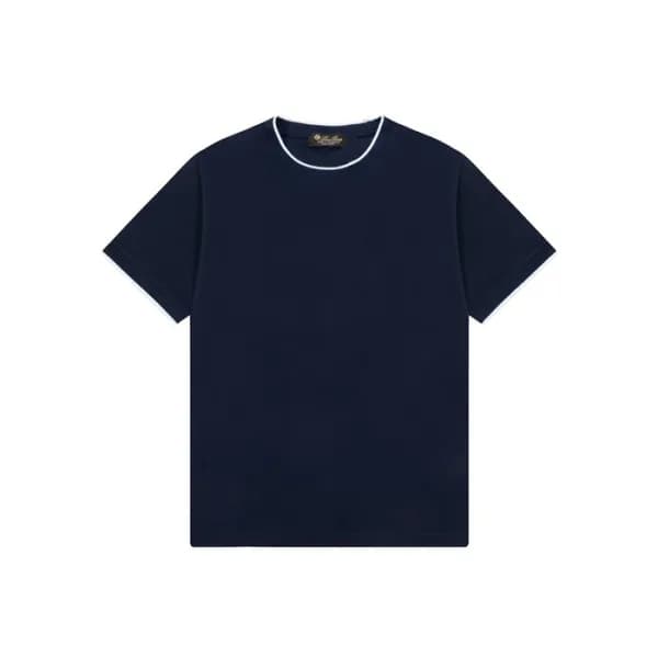 로로피아나 남성 라운드 반팔티 - Loro Piana Mens Round Tshirt - … - 1