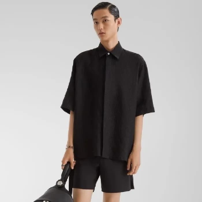 펜디 남성 베이직 반팔 셔츠 - Fendi Mens Basic Shirts - fec711… - 1