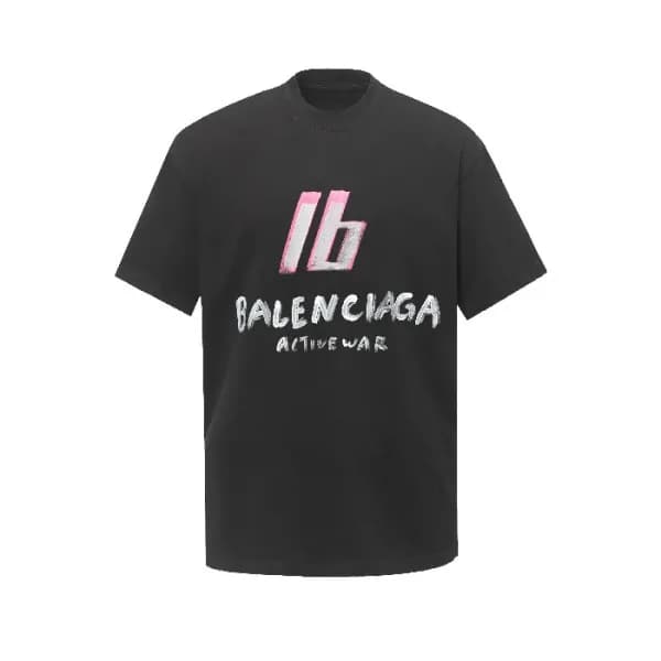 발렌시아가 남성 라운드 반팔 티셔츠 - Balenciaga Mens Round Tshirt… - 1