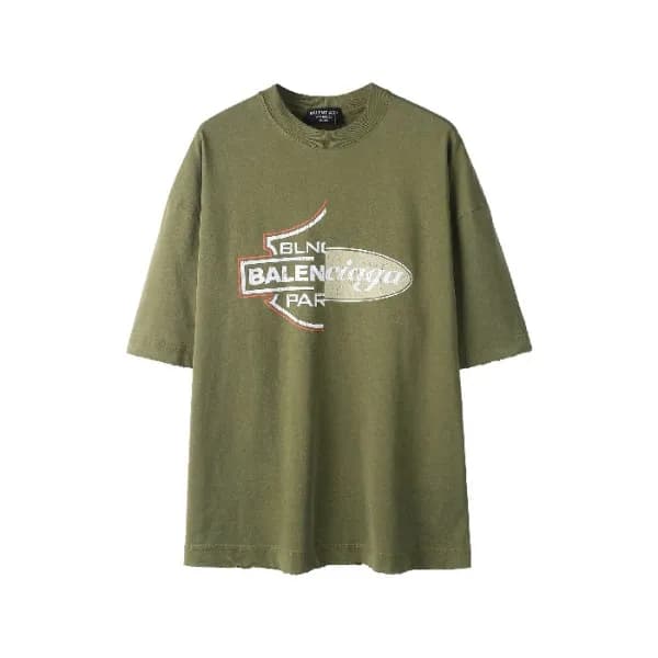 발렌시아가 남성 라운드 반팔 티셔츠 - Balenciaga Mens Round Tshirt… - 1