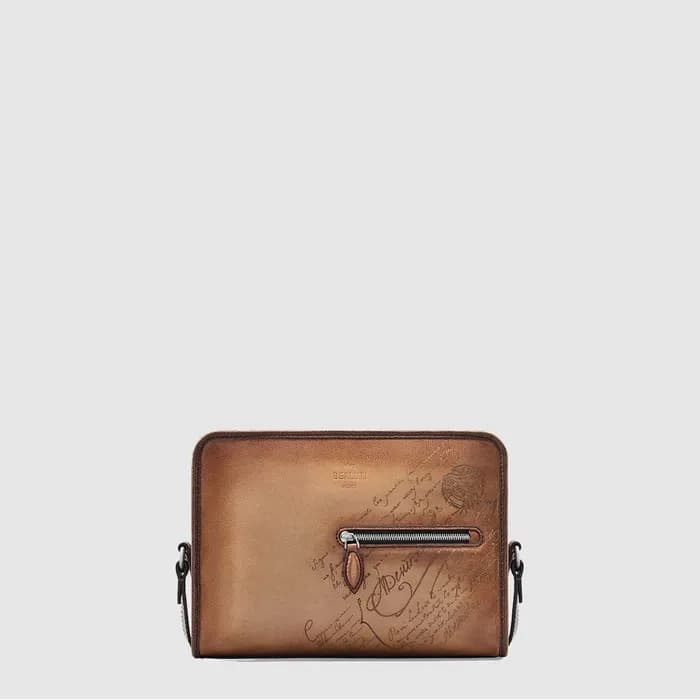 벨루티 남성 레더 메신저 - Berluti Mens Leather Messenger - b… - 1