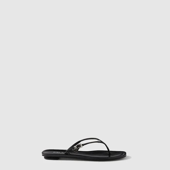 프라다 여성 가죽 끈 샌들 - Prada Leather Strap Sandals - prs… - 1