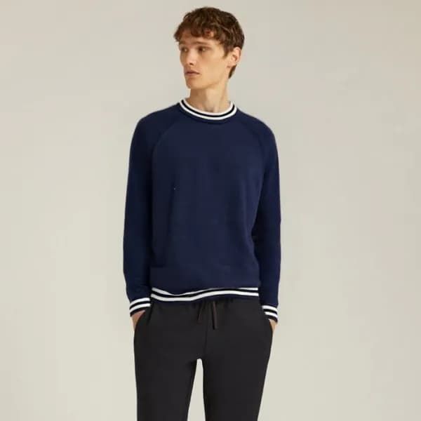 로로피아나 남성 라운드 스웨터 - Loro Piana Mens Round Sweater -… - 1
