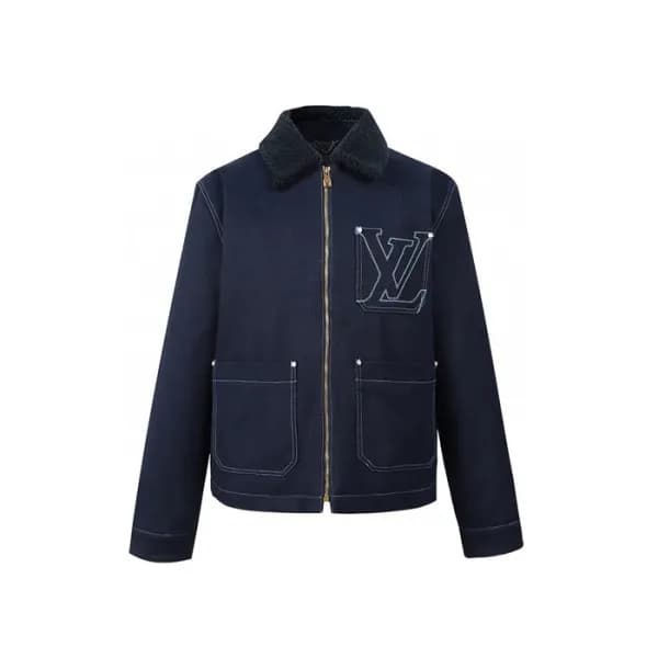 루이비통 남성 데님 자켓 - Louis vuitton Mens Denim Jacket - … - 1