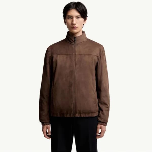 몽클레어 남성 가죽 자켓 - Moncler Mens Leather Jacket - moc1… - 1